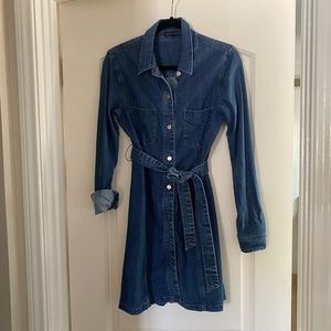 Sanctuary jean dress, size S. Long sleeve